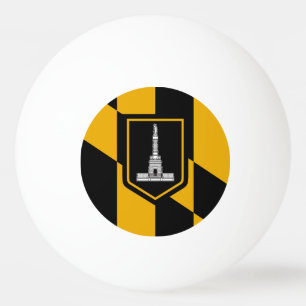 Flagga Baltimore, Maryland Ping Pong Boll