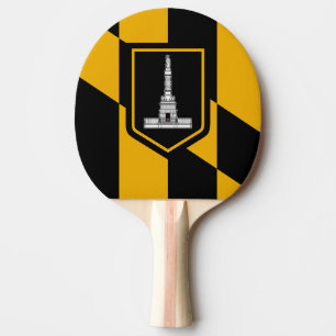 Flagga Baltimore, Maryland Ping Pong Paddle Pingisracket