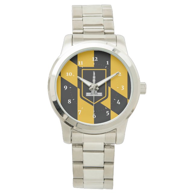 Flagga Baltimore, Maryland Wrist Watch Armbandsur (Framsida)