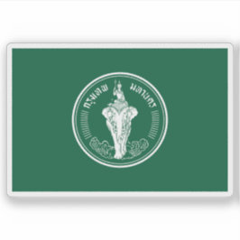 Flagga Bangkok, Thailand Klistermärken