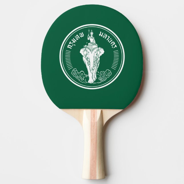 Flagga Bangkok, Thailand Ping Pong Paddle Pingisracket (Framsidan)