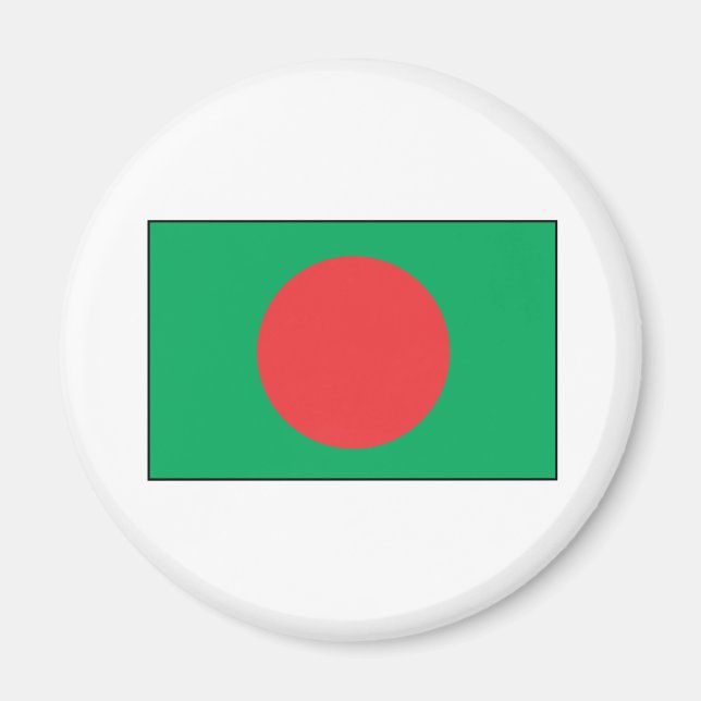 Flagga Bangladesh Magnet (Framsidan)