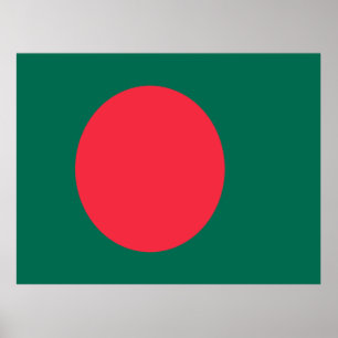 Flagga Bangladesh Poster
