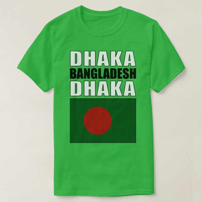 Flagga Bangladesh T Shirt (Design framsida)