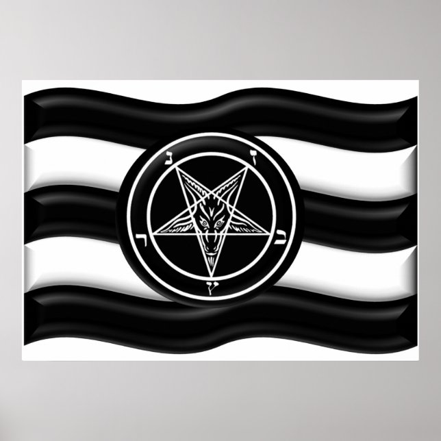 Flagga Baphomet-Pride Poster (Framsidan)