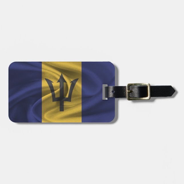 Flagga Barbados Bagagebricka (Horisontell Framsida)
