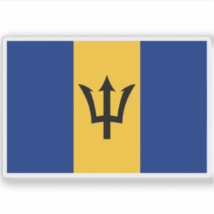 Flagga Barbados Klistermärken