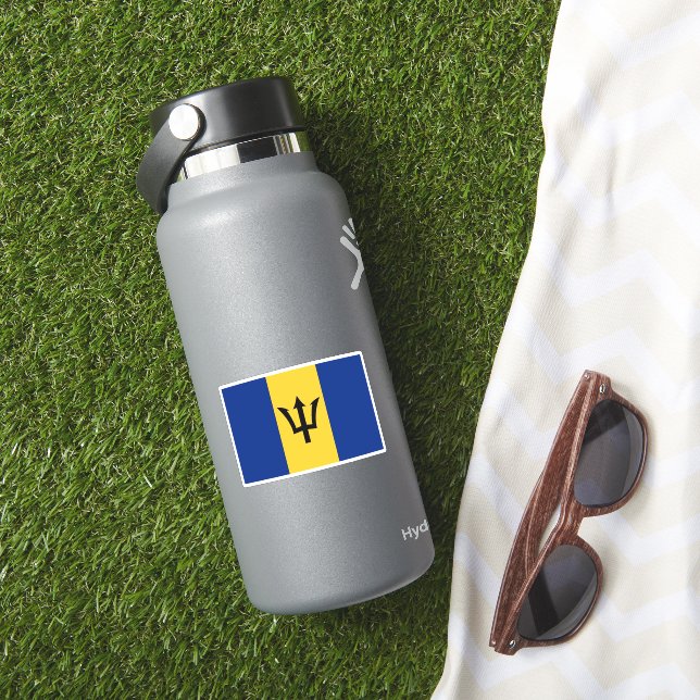 Flagga Barbados Klistermärken (HydroFlask Insitu)