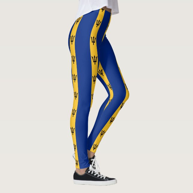 Flagga Barbados Leggings (Höger)