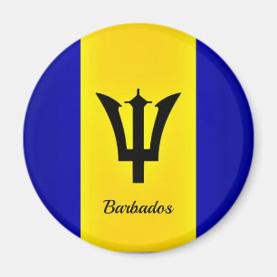 Flagga Barbados Magnet