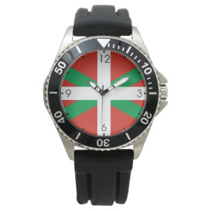 Flagga Baskien Land Armbandsur
