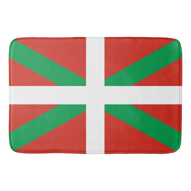 Flagga Baskien Land Badrumsmatta (Framsidan)