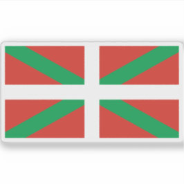 Flagga Baskien Land Klistermärken