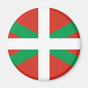 Flagga Baskien Land Magnet