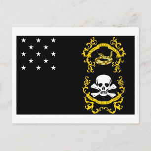 Flagga befriad från veteraner vykort