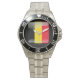 Flagga Belgien Armbandsur (Framsida)