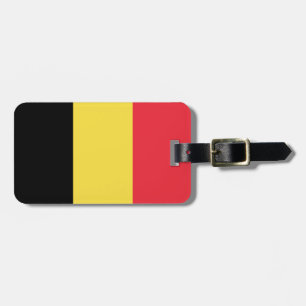 Flagga Belgien Bagagebricka