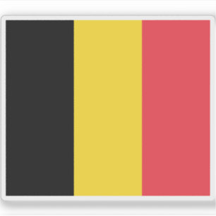 Flagga Belgien Klistermärken