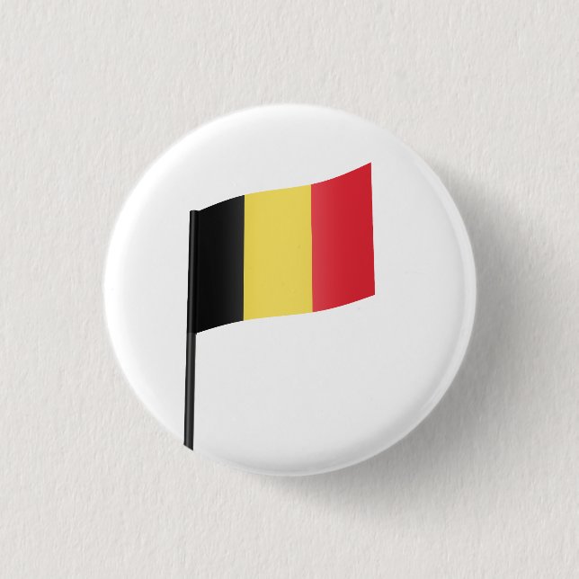 Flagga Belgien Knapp (Framsida)