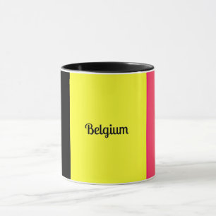 Flagga Belgien Mugg