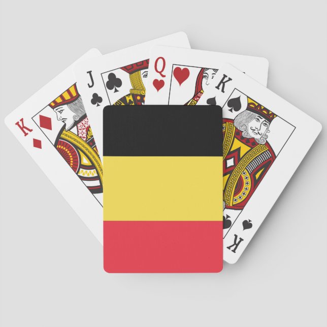 Flagga Belgien Spelkort (Baksidan)