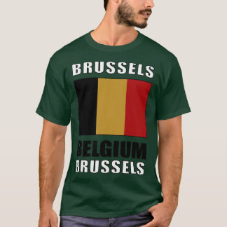 Flagga Belgien T Shirt