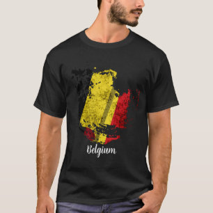 flagga Belgien T Shirt