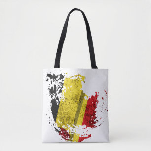 flagga Belgien Tygkasse