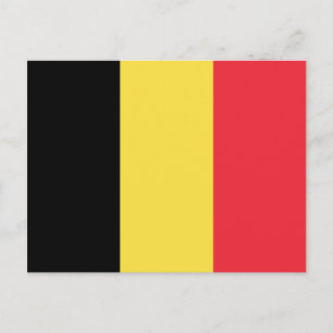 Flagga Belgien Vykort