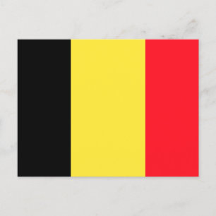 Flagga Belgien Vykort