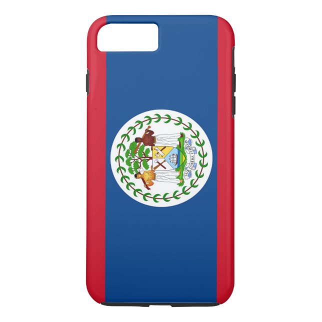 Flagga Belize Case-Mate iPhone Skal (Baksida)