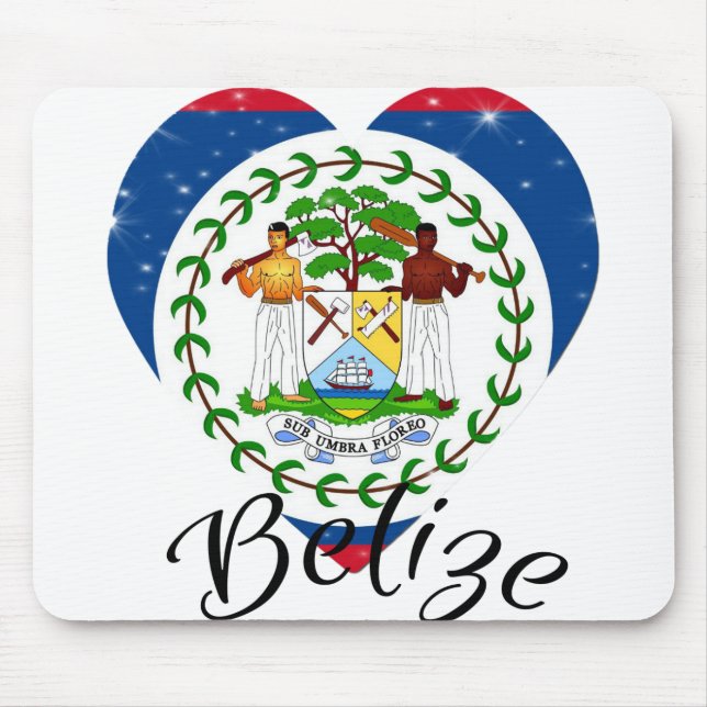 Flagga Belize - Musmatta (Framsidan)