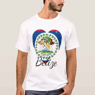 Flagga Belize. T Shirt