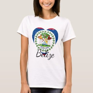 Flagga Belize. T Shirt