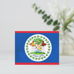 Flagga Belize Vykort