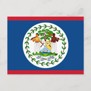 Flagga Belize Vykort