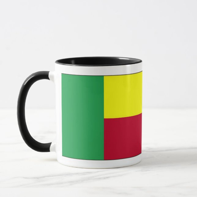 Flagga Benin Mugg (Vänster)