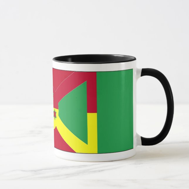 Flagga Benin och Burundi Mugg (Höger)