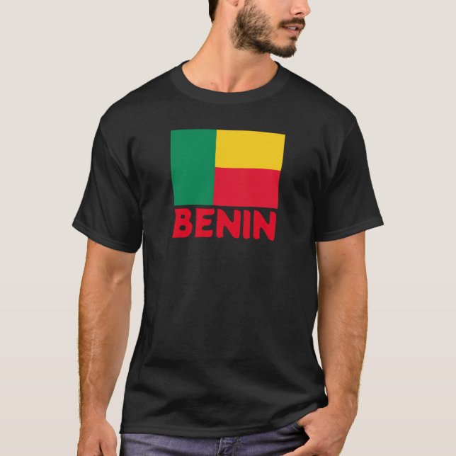 Flagga Benin T Shirt (Framsida)