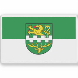 Flagga Bergisch Gladbach, Tyskland Klistermärken