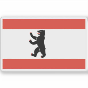 Flagga Berlin Klistermärken