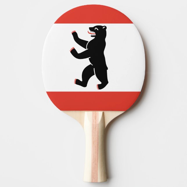 Flagga Berlin Ping-Pong Paddle Pingisracket (Framsidan)