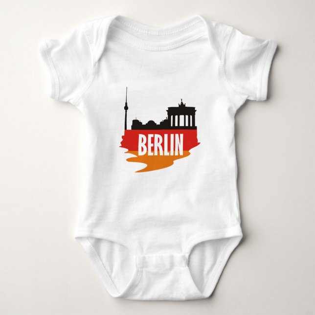 Flagga Berlin Tee Shirt (Framsida)