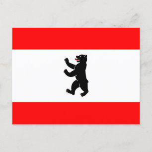 Flagga Berlin Vykort