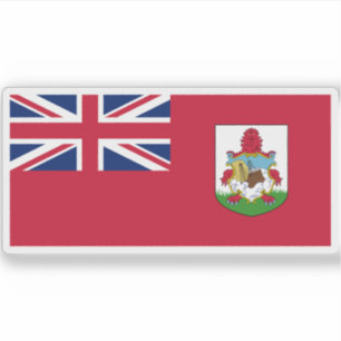Flagga Bermuda Klistermärken