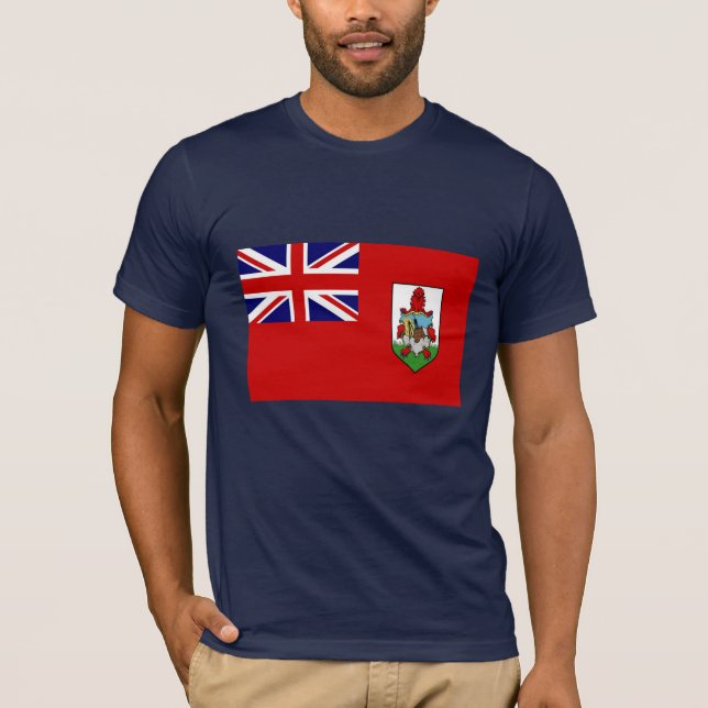 Flagga Bermuda T Shirt (Framsida)