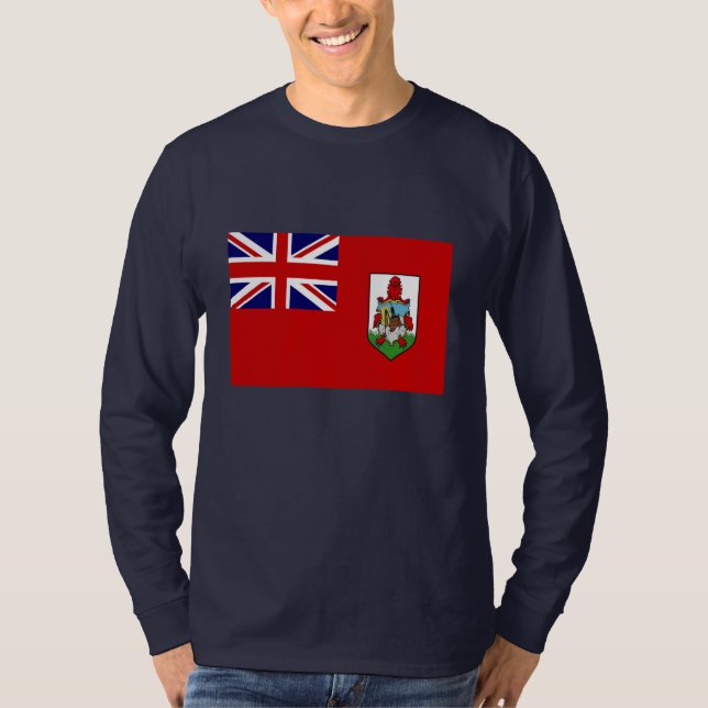 Flagga Bermuda T Shirt (Framsida)