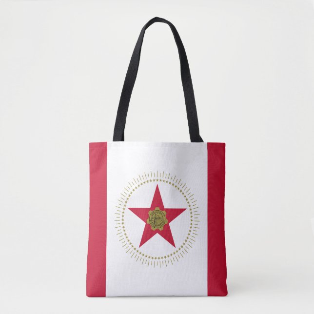 Flagga Birmingham, Alabama Tote Bag Tygkasse (Framsida)