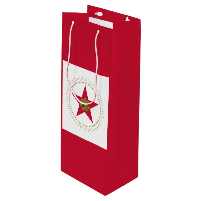 Flagga Birmingham, Alabama Vin Gift Bag (Framsidan Vinklad)
