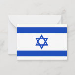 Flagga blå, modern patriotisk mönster anteckningskort<br><div class="desc">Israels flagga blå och vita,  moderna mönster patriotiska anteckningskort,  hälsningskort. Israelisk Flagga.</div>
